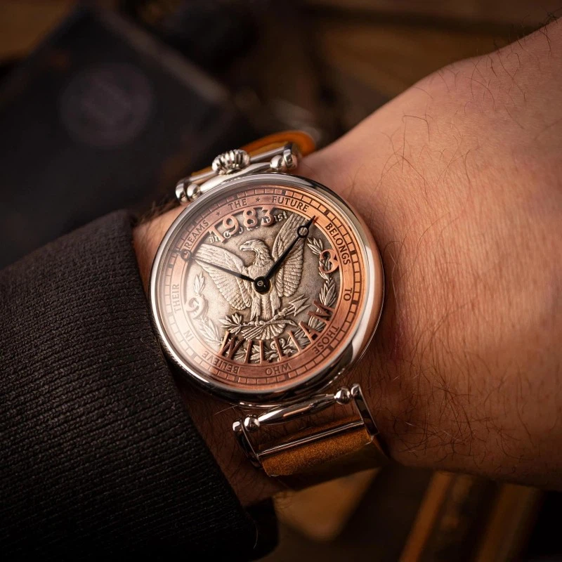 Orologio in bronzo con moneta OEM / ODM