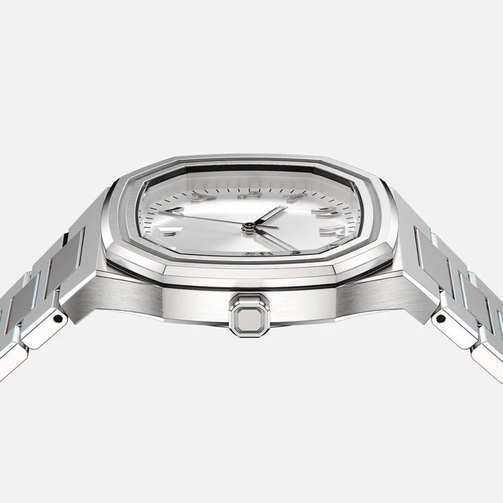 Arabic Numeral Dial Calendar Window Men's Quartz Watch OEM Custom