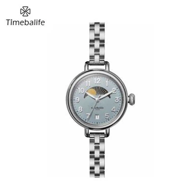 Swiss Movt Women Moonphase Watch