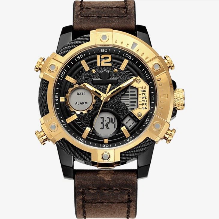 Orologio da uomo luminoso e impermeabile